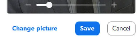 Công cụ cắt và căn chỉnh ảnh đại diện trên ứng dụng Zoom máy tính