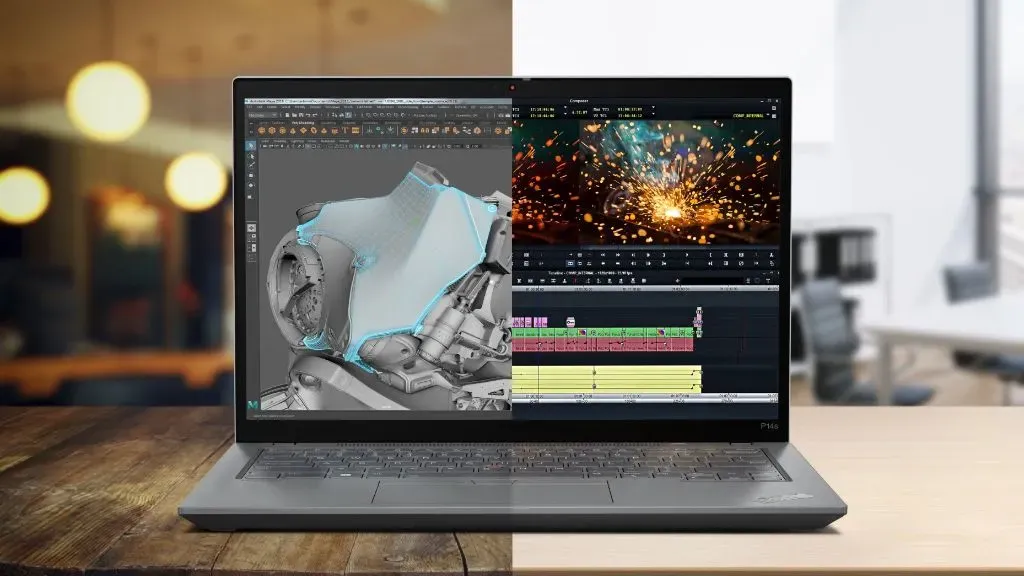 Máy trạm Workstation ThinkPad P14s Gen 3 là một ví dụ về máy trạm di động có hiệu năng mạnh mẽ