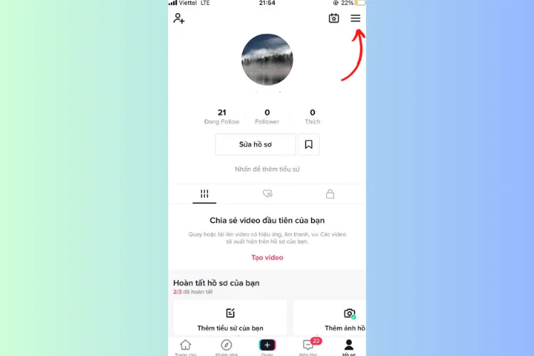 Cách sao chép liên kết TikTok