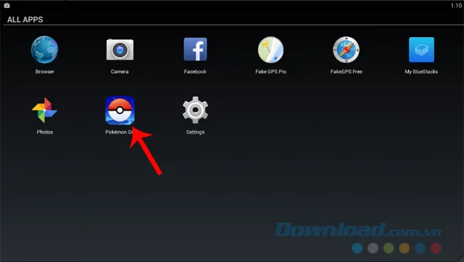 Cài file Pokemon APK vào giả lập