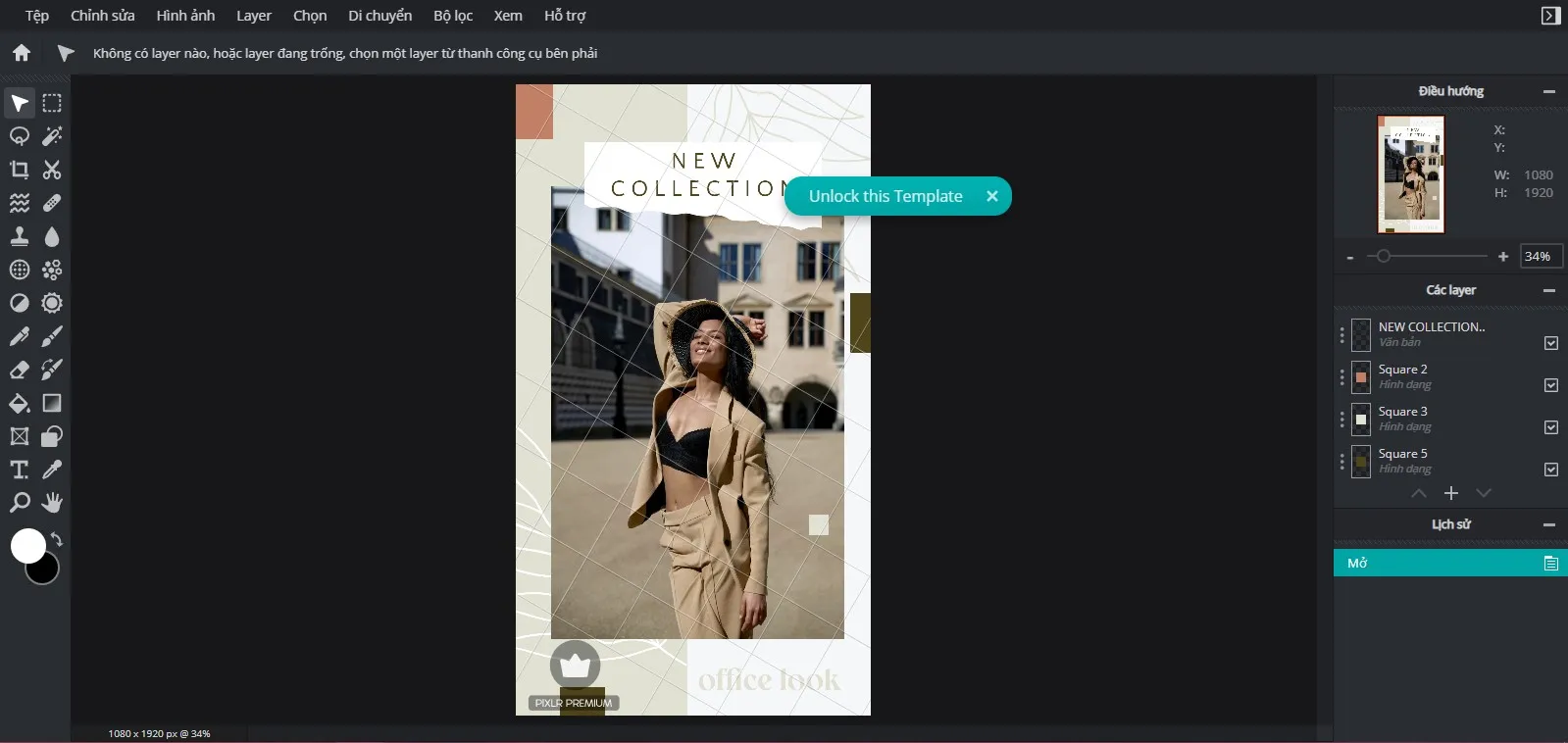 chỉnh sửa ảnh với Pixrl