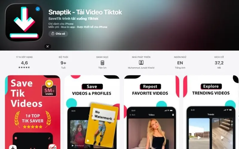 App Tải Video TikTok Không Logo: Hướng Dẫn Chi Tiết Với SnapTik