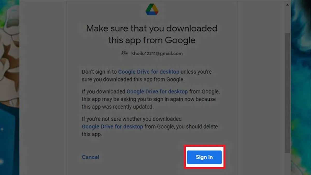 dowload google drive