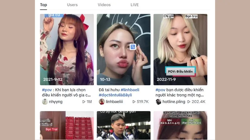 Hình ảnh một người dùng TikTok đang tương tác với bình luận, chuẩn bị cho trò chơi điều khiển