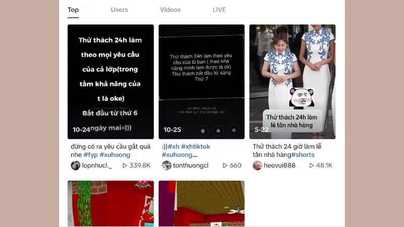 Hình ảnh một người đang ghi hình thử thách 24h làm theo yêu cầu, với nhiều bình luận yêu cầu phía dưới