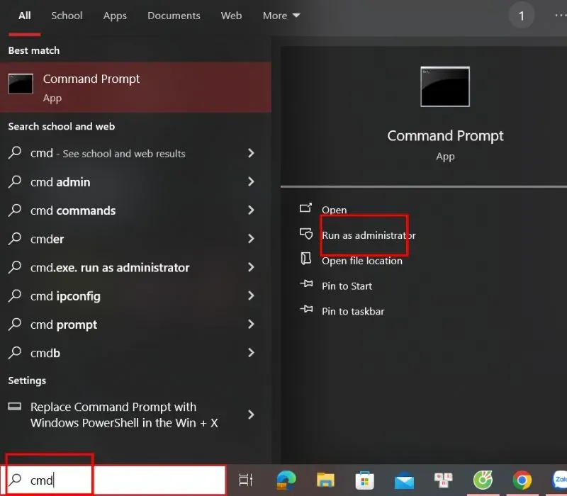 Kiểm tra tốc độ mạng với Command Prompt