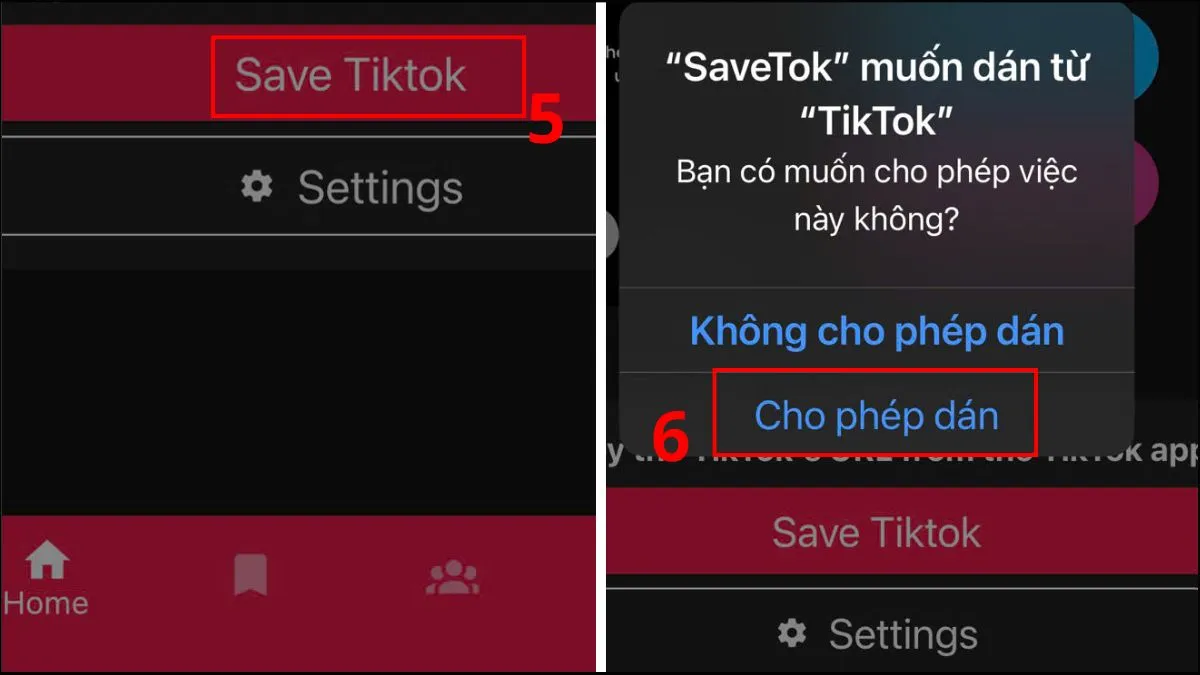 Sử dụng SaveTok để xóa logo TikTok trên iPhone