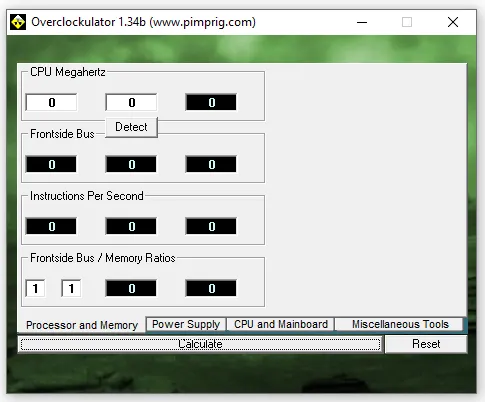 Ứng dụng Overclockulator hỗ trợ tính toán điện năng tiêu thụ khi ép xung phần cứng