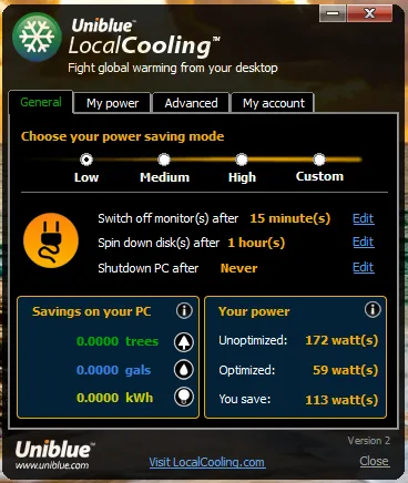 Phần mềm LocalCooling cung cấp giải pháp tiết kiệm điện năng cho máy tính văn phòng