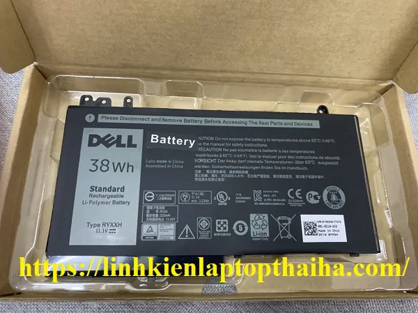 So sánh kích thước và cấu tạo giữa pin laptop Dell chính hãng và pin linh kiện loại 1