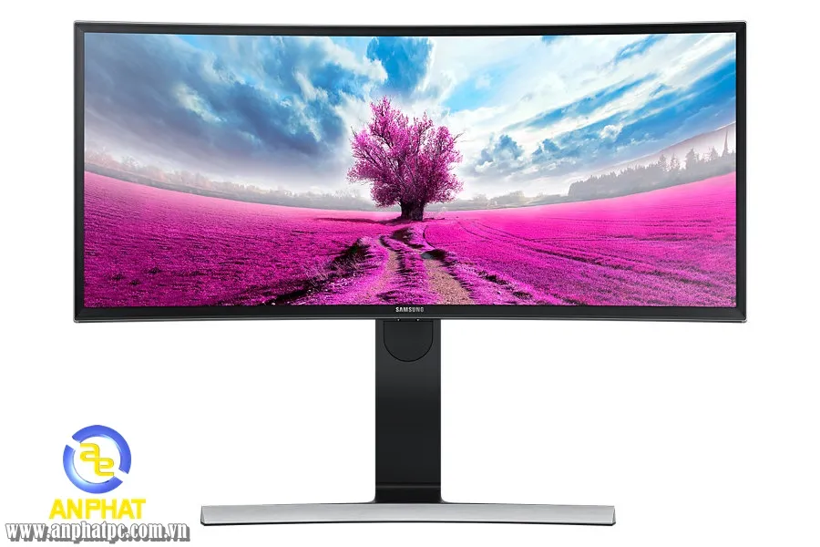 Màn hình Samsung 29 inch cong với thiết kế khung kim loại cao cấp
