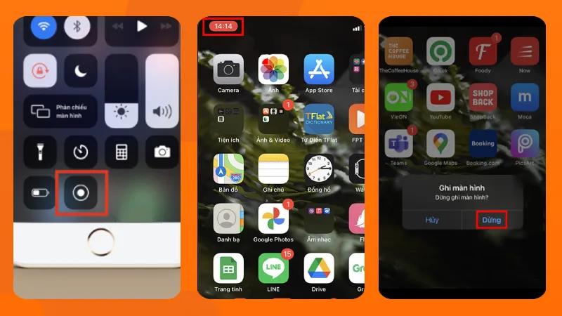 HÆ°á»›ng dáº«n cÃ¡ch ghi mÃ n hÃ¬nh iPhone cÃ³ nÃºt Home