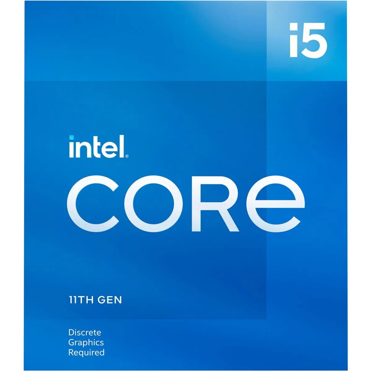 Mặt sau vỏ hộp chip Intel Core i5 thế hệ 11 với các thông số kỹ thuật chi tiết