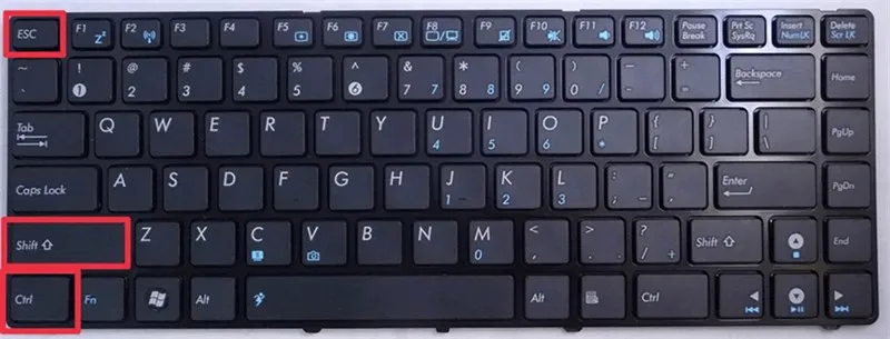 Giao diện phím tắt mở nhanh công cụ quản lý các tiến trình đang chạy trên Windows