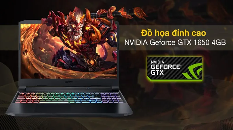 Thiết kế hầm hố và hệ thống tản nhiệt tối ưu trên Acer Nitro 5