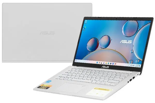 Laptop ASUS Vivobook X415EA với thiết kế vỏ bạc trang nhã
