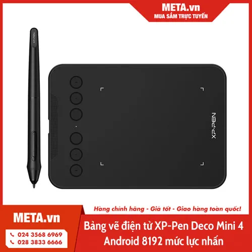 Bảng viết điện tử XP-Pen Deco Mini 4 nhỏ gọn và linh hoạt