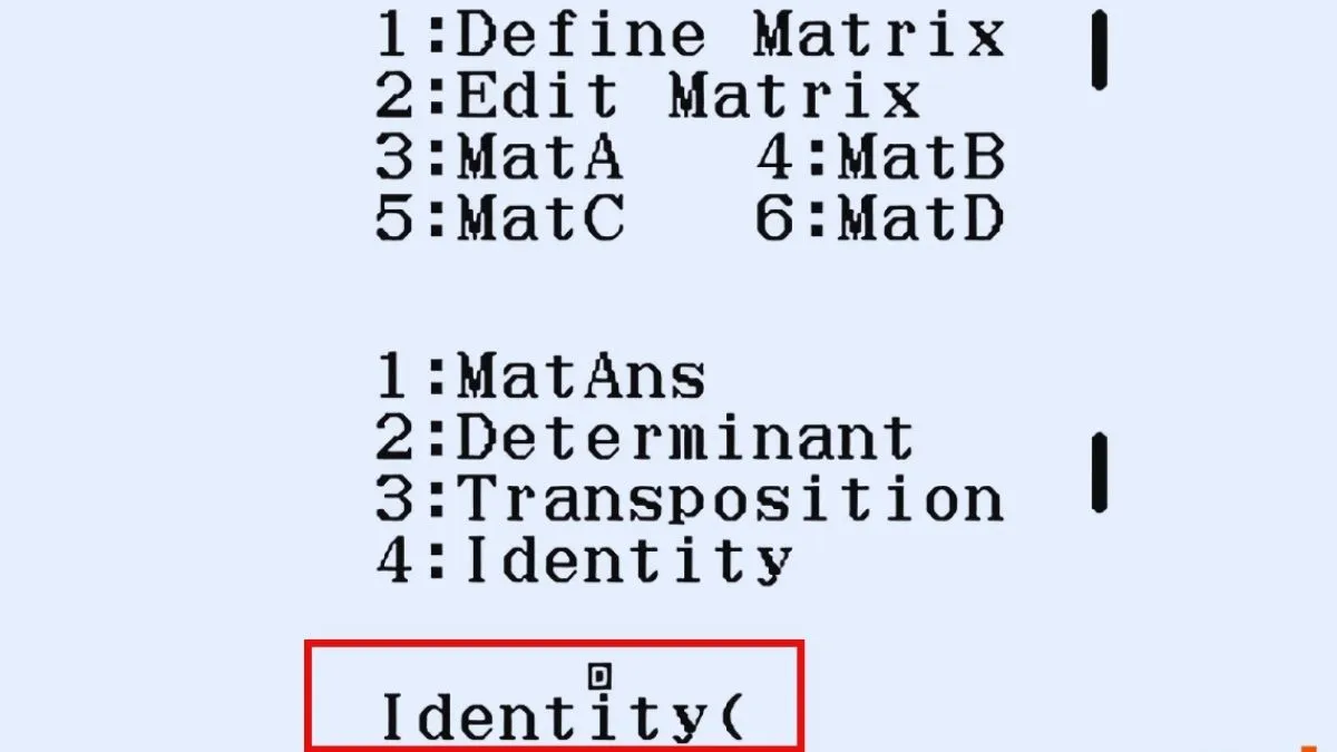 Sử dụng tính năng tạo ma trận đơn vị giúp rút ngắn thời gian thiết lập cho các bài toán đặc thù của sinh viên