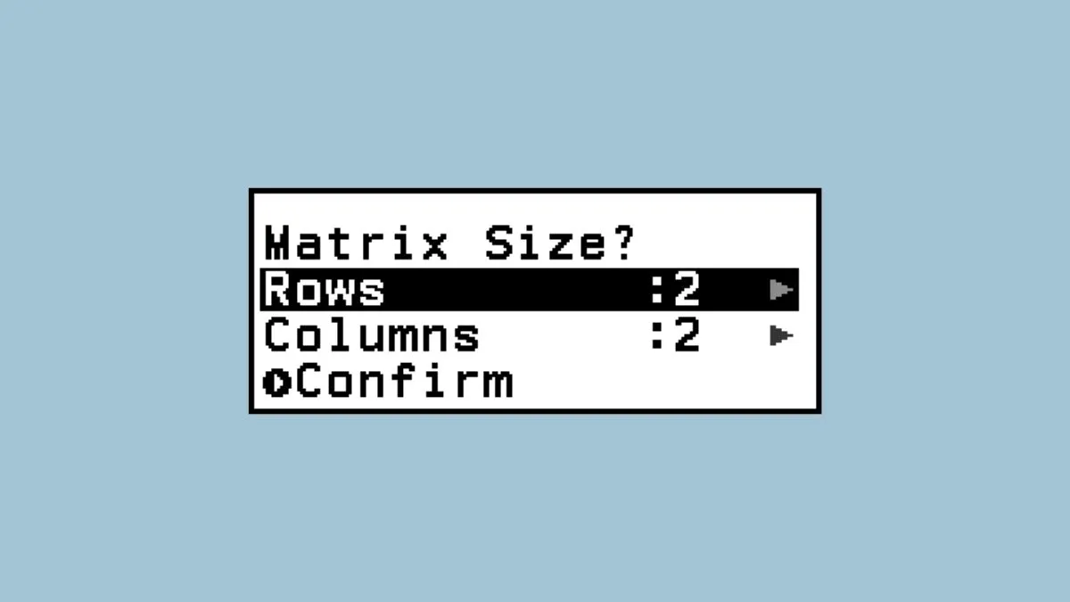 Quy trình thiết lập kích thước hàng và cột cho ma trận giúp máy tính hiểu được cấu trúc dữ liệu đầu vào