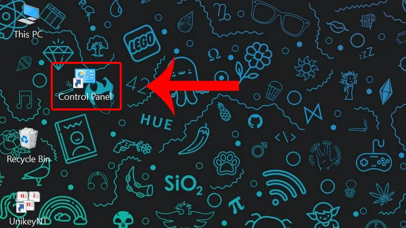 Mở Control Panel từ menu tìm kiếm của Windows để thực hiện các thay đổi hệ thống