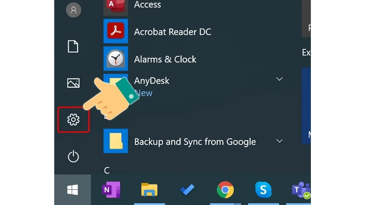 Mở Time & language