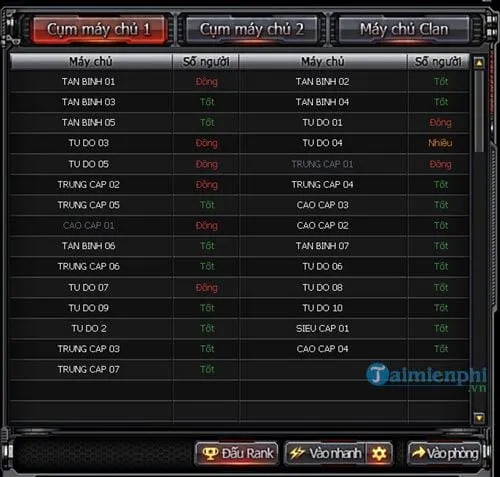 Lựa chọn máy chủ Đột Kích cho người chơi mới