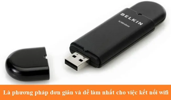 USB WiFi Adapter kết nối với máy tính bàn