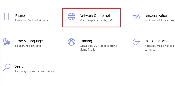 Giao diện cài đặt tính năng mạng nội bộ và chia sẻ dữ liệu trên các phiên bản Windows cũ hơn