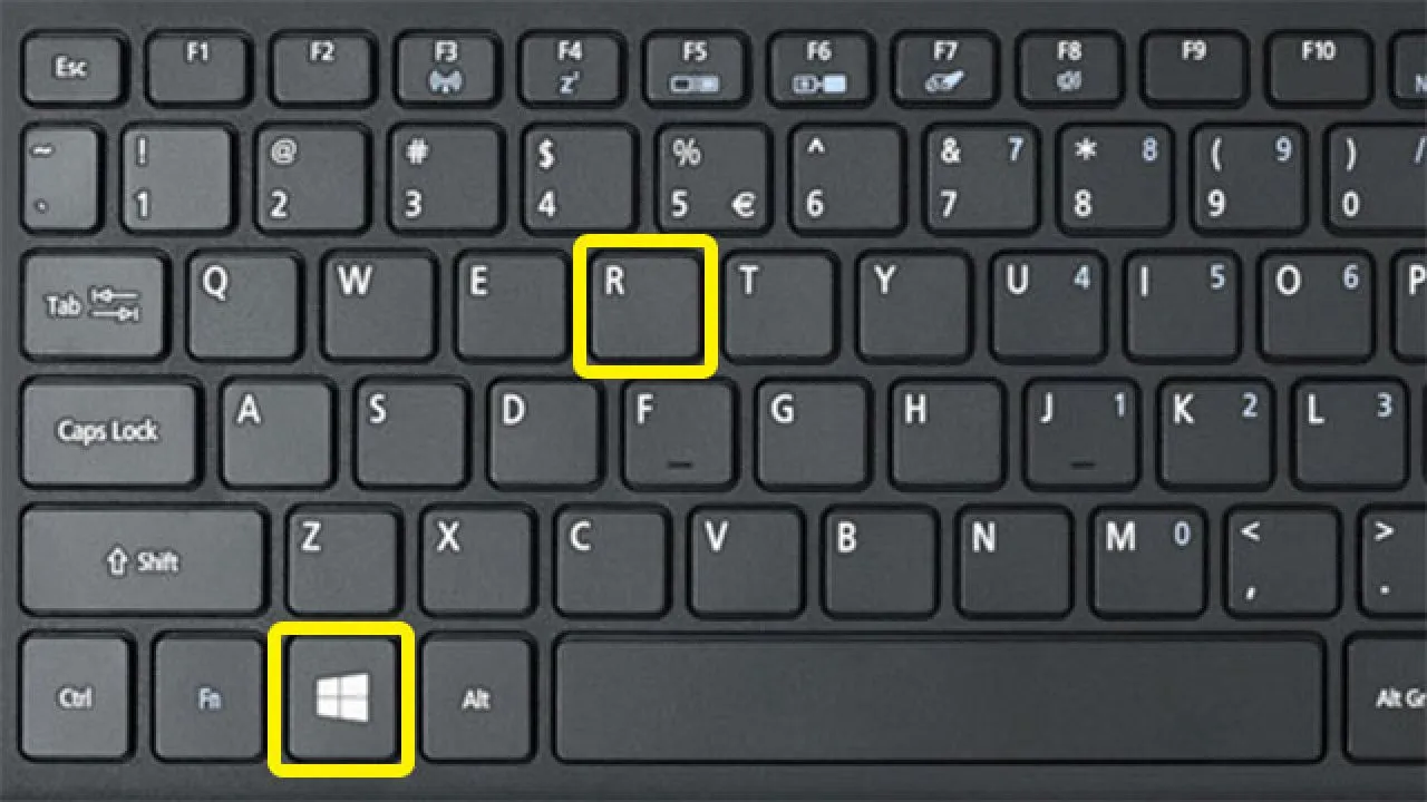 Hộp thoại Run hiển thị trên màn hình sau khi người dùng thực hiện nhấn tổ hợp phím Windows và R