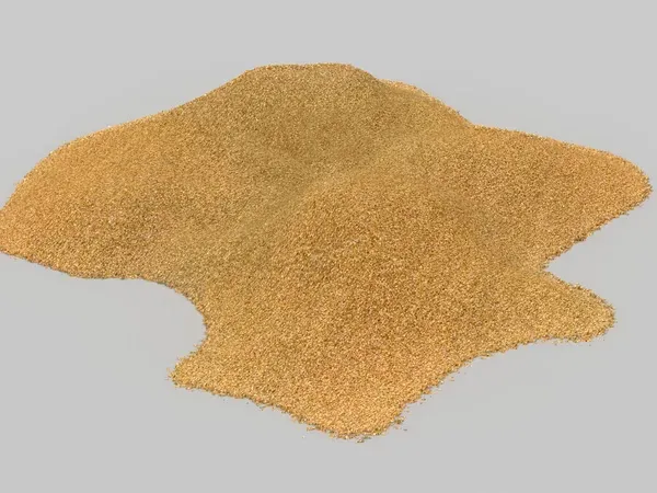 Mẫu cát thạch anh thô được sử dụng để bắt đầu quá trình tinh luyện silicon