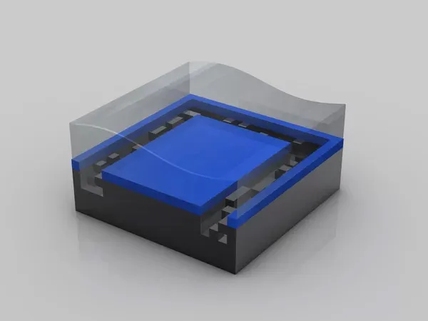 Quá trình khắc hóa chất để loại bỏ các phần silicon thừa không có lớp bảo vệ