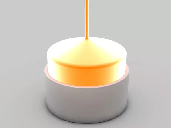 Khối silicon đơn tinh thể Ingot sau khi được kéo ra khỏi lò nung nóng chảy