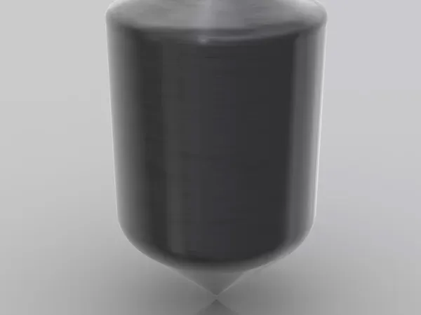 Khối silicon đơn tinh thể nặng hơn 100 kg đang được chuẩn bị để đưa vào máy cắt lát