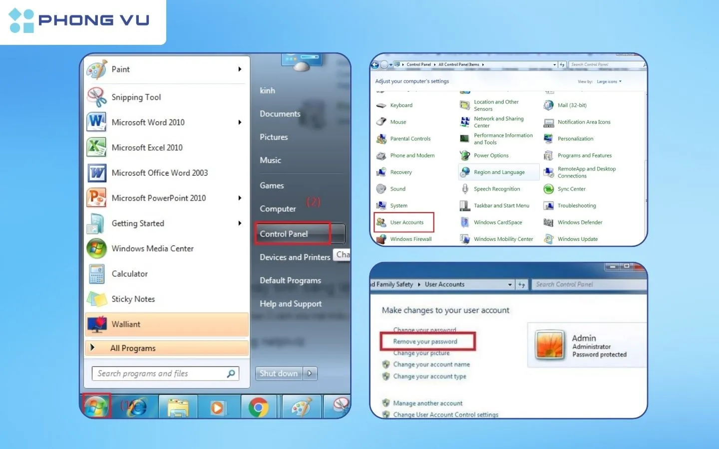 cach tat mat khau may tinh 3