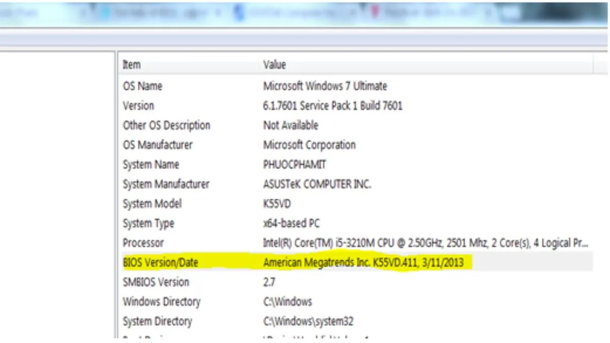 Hộp thoại xác nhận lưu thay đổi và thoát khỏi BIOS bằng phím F10 trên Windows 7