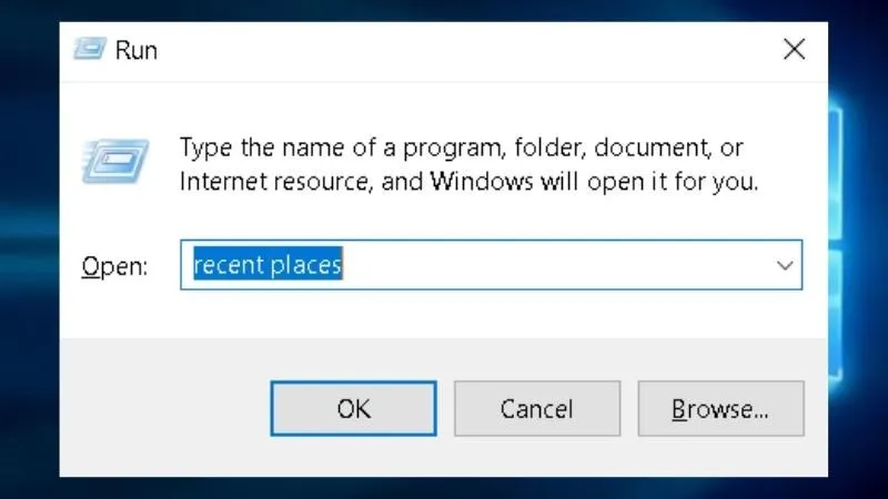 Truy cập vào danh sách các tệp tin vừa mở gần đây giúp loại bỏ các lối tắt không còn giá trị sử dụng trên máy tính