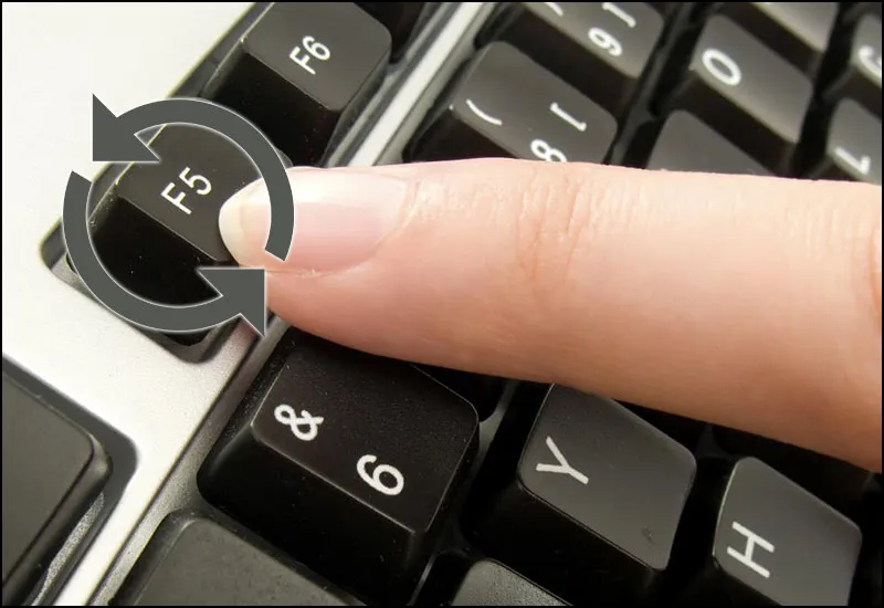 Phím F5 dùng để làm mới nội dung trang web hoặc bắt đầu bài thuyết trình PowerPoint