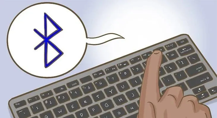 Kiểm tra nút Bluetooth trên bàn phím