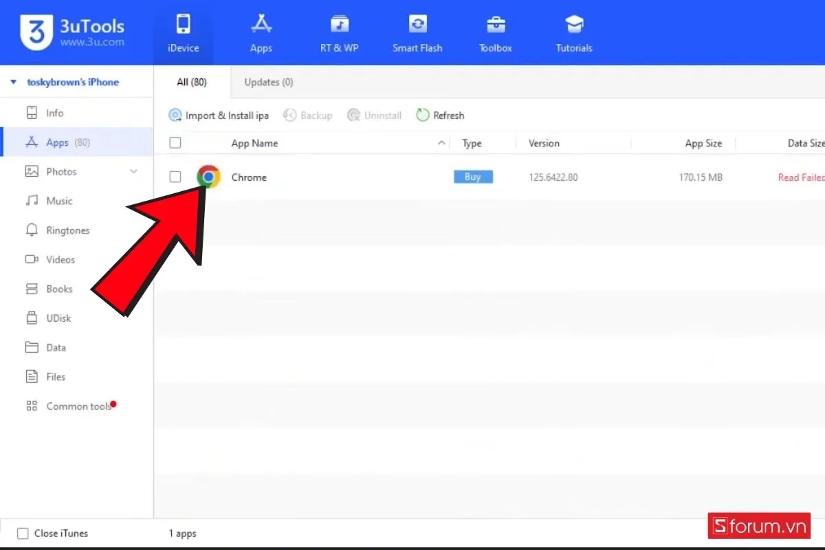 Chọn và kéo file sang máy tính