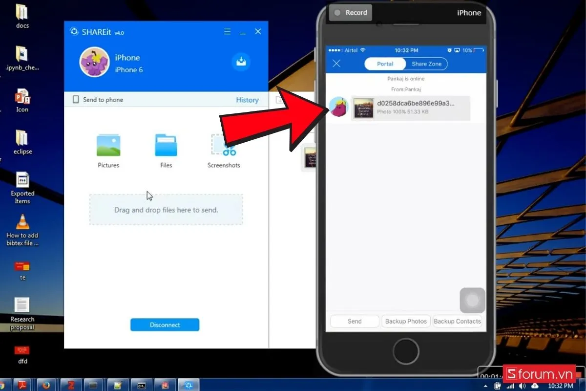 Chấp nhận yêu cầu trên iPhone
