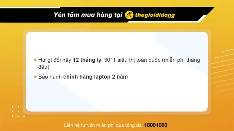 Chính sách hậu mãi và bảo hành thiết bị laptop Dell giúp người dùng an tâm trong suốt quá trình sử dụng