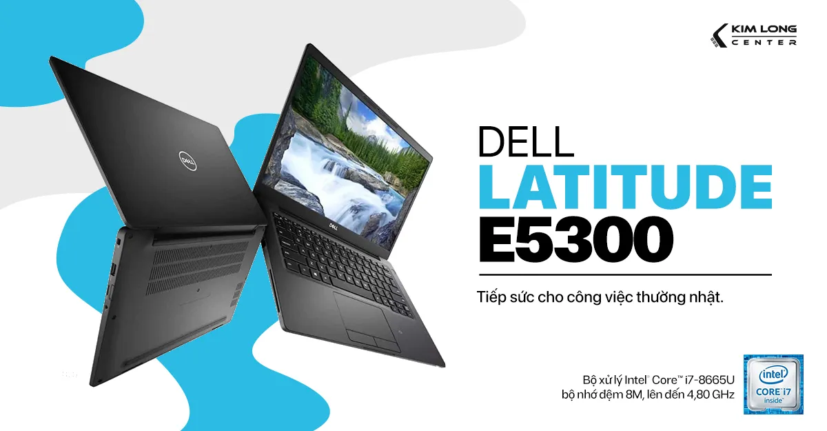 Dell Latitude 5300 thiết kế mỏng nhẹ tinh tế phù hợp cho các bạn nữ sinh viên