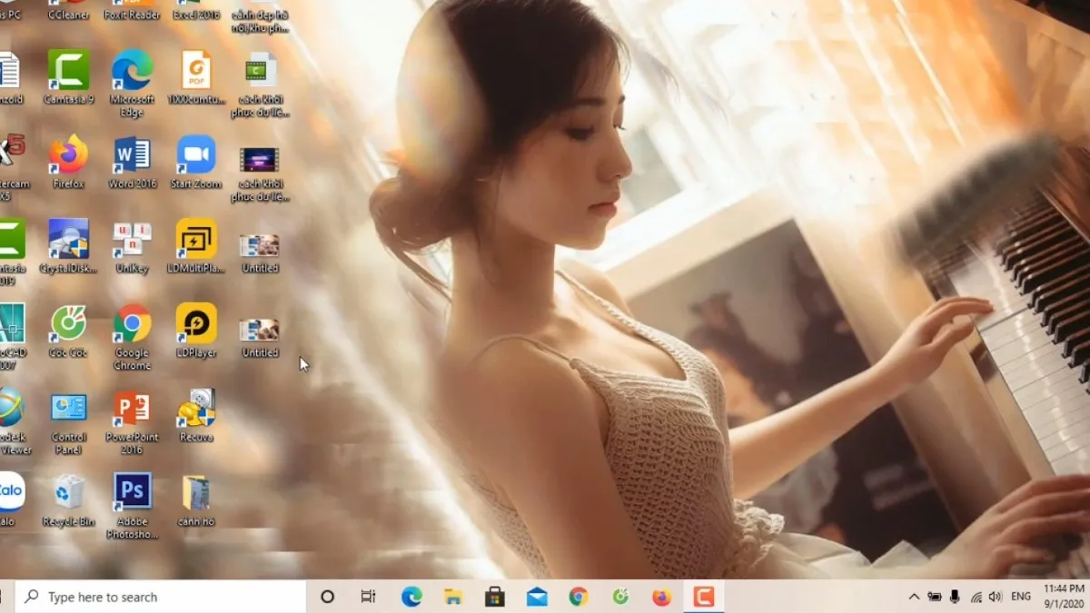 Giao diện File Explorer trên Windows 10 với các thư mục và tập tin đang được quản lý tập trung