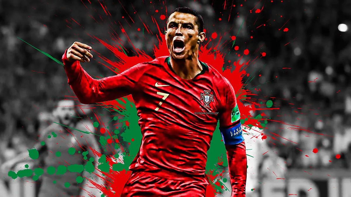 Hình nền Ronaldo 4k cho máy tính