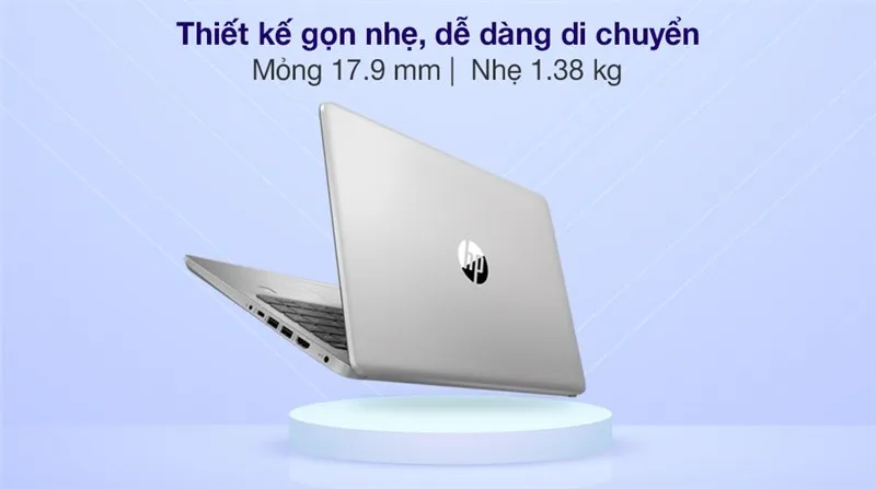 Hệ thống bàn phím và touchpad rộng rãi trên laptop HP 340s G7