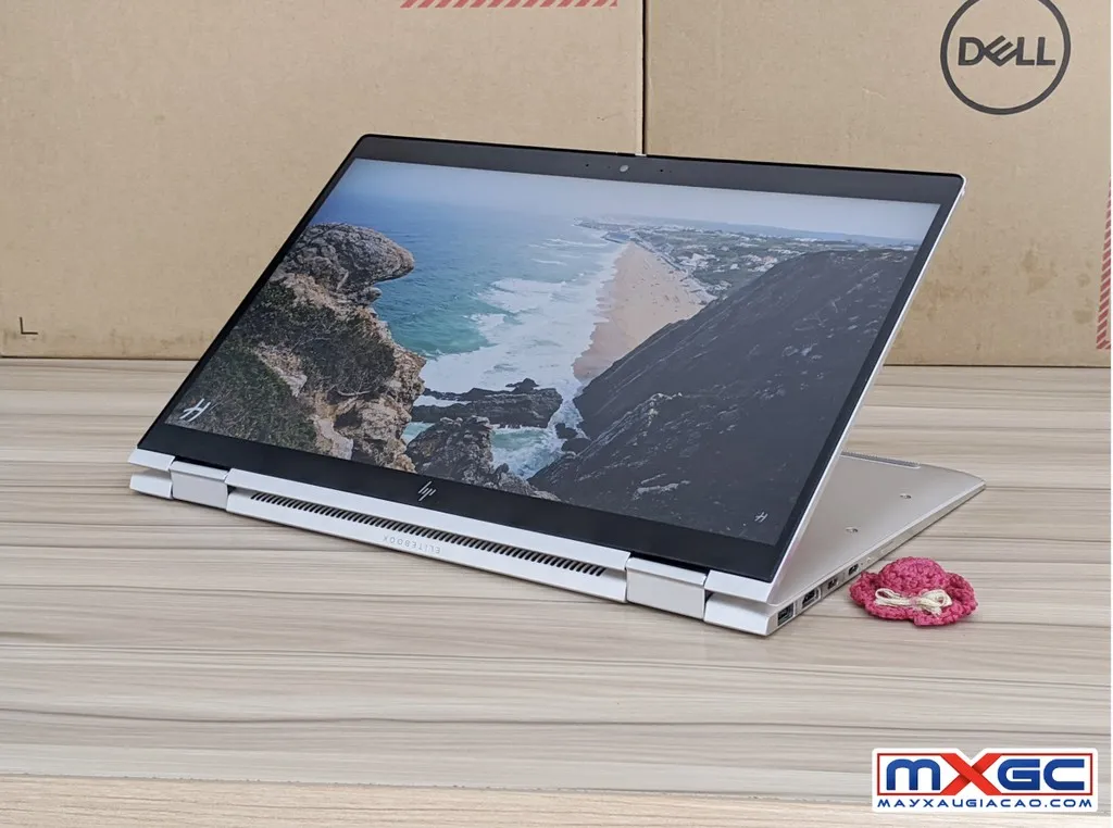 Cận cảnh khớp bản lề xoay 360 độ trên dòng HP EliteBook x360 G5