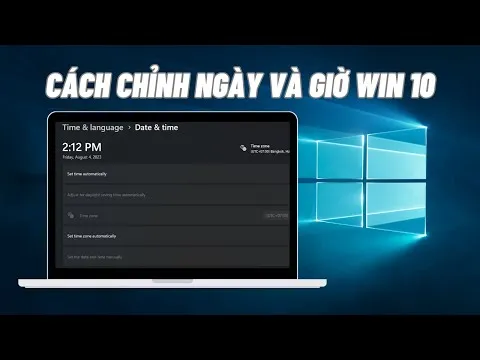Video hướng dẫn chi tiết các thao tác đồng bộ hóa thời gian trên máy tính