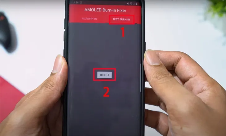 Bạn chọn Test Burn-In