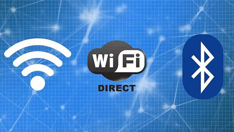 Sơ đồ giải thích nguyên lý hoạt động của kết nối trực tiếp WiFi Direct