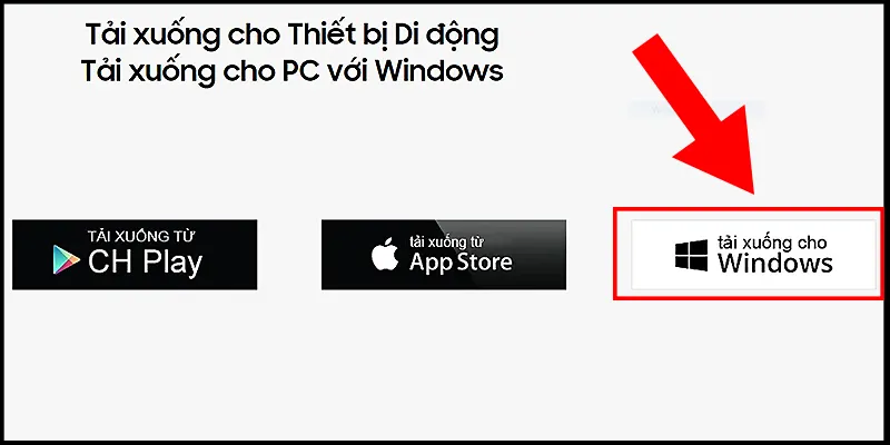 Quá trình cài đặt ứng dụng điều khiển tivi Samsung trên máy tính cá nhân
